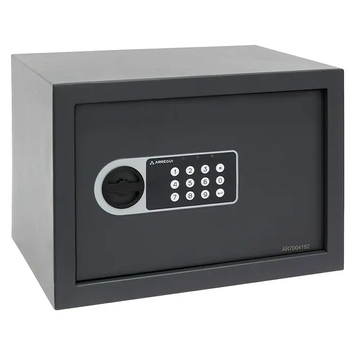 Arregui Caja fuerte para muebles 16501-S0 - L x An x Al: 23 x 17 x 17 cm, Tipo de cerradura: Códigos de usuario - Vista angular