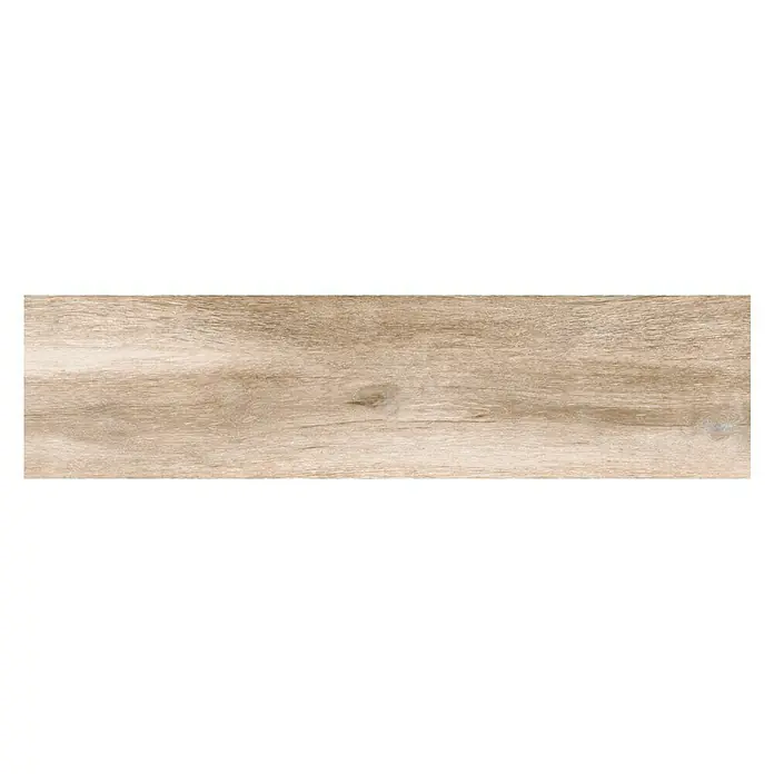 Pavimento cerámico Atelier - 23,5 x 66,2 cm, Beige, Estilo madera - Vista superior