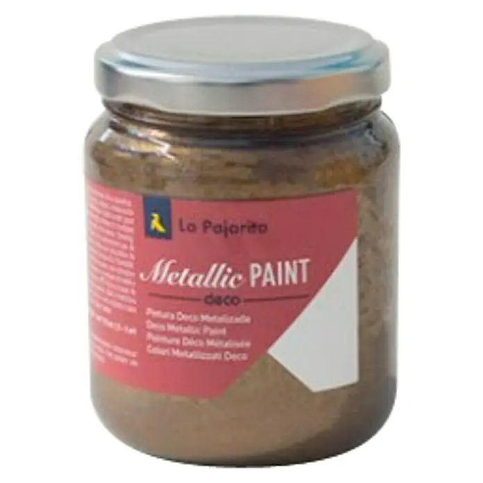 La Pajarita Pintura Metallic Paint - Bronze, 175 ml, Brillante - Vista frontal