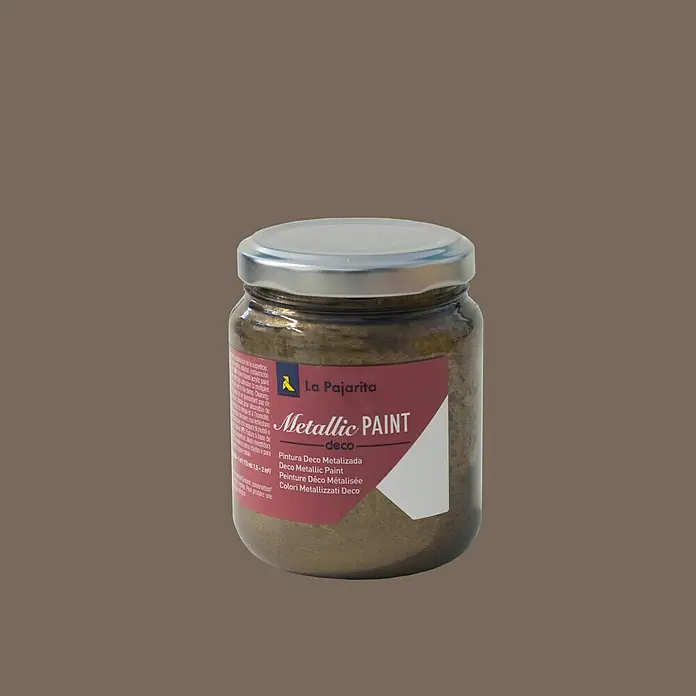 La Pajarita Pintura Metallic Paint - Bronze, 175 ml, Brillante - Vista frontal
