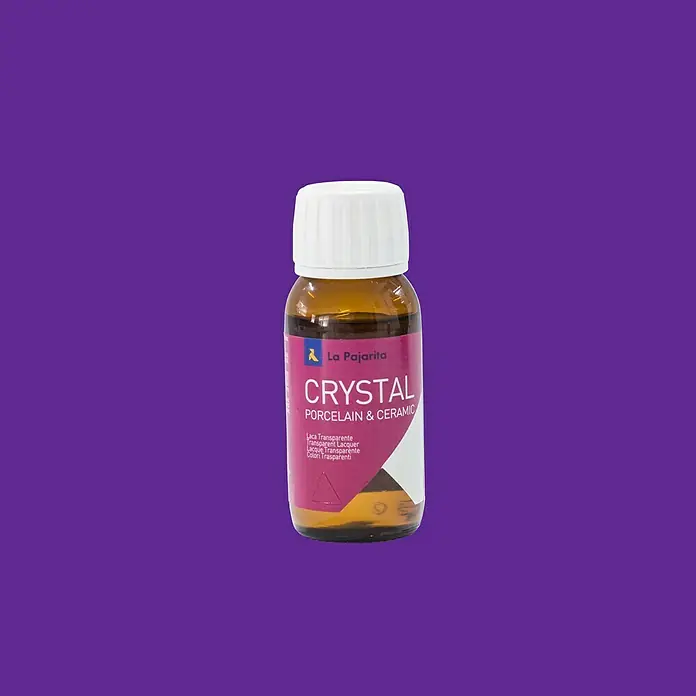 La Pajarita Laca para efectos decorativos Crystal - 50 ml, Violeta - Vista frontal
