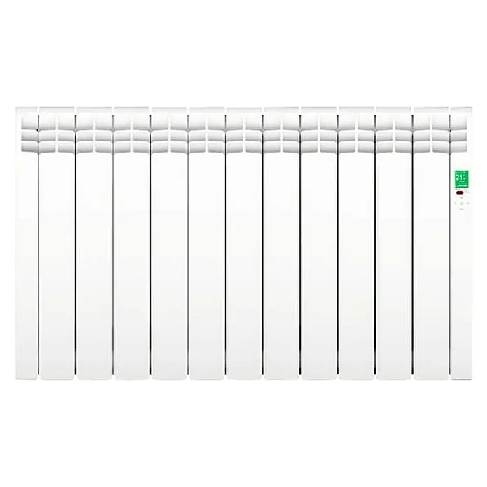 Rointe Emisor térmico de fluido Serie D - 1.210 W, Blanco, L x An x Al: 9,7 x 99,3 x 58,5 cm - Vista superior