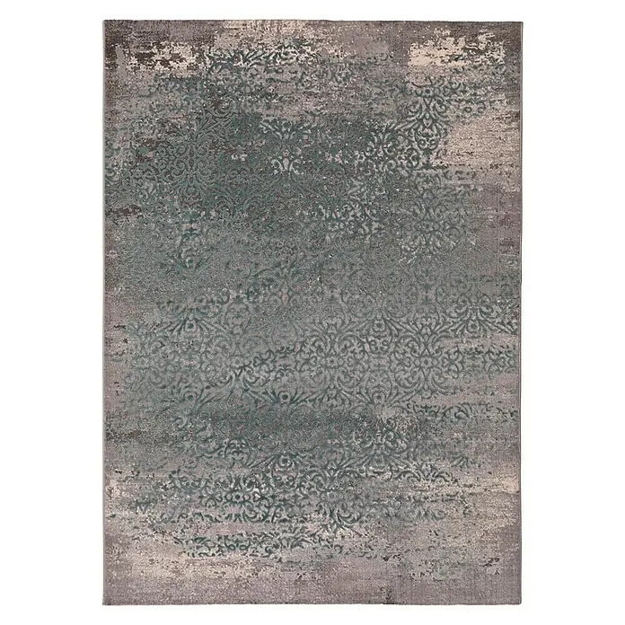 Alfombra de pelo corto Varese - Azul, 230 x 160 cm, Polipropileno - Vista superior