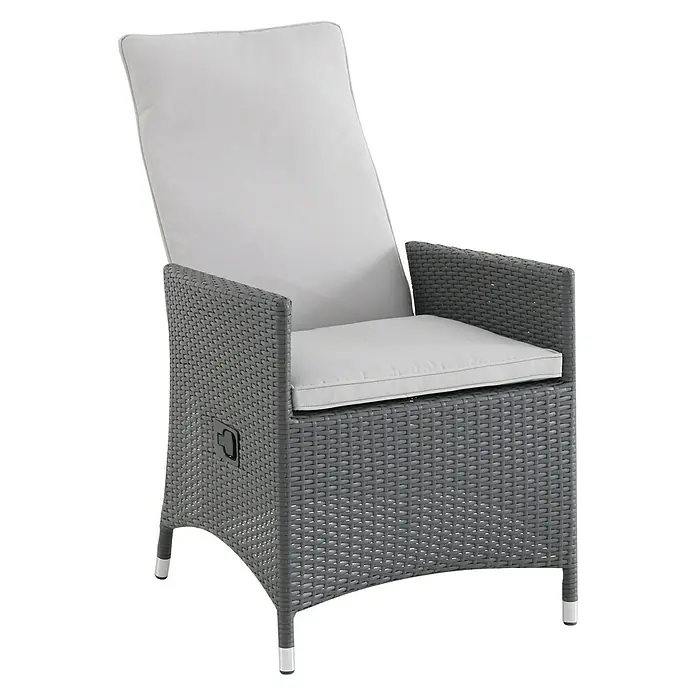 Sunfun Garten-Positionssessel Verena - 63 cm, Polyrattan