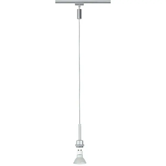 Paulmann URail LED-Pendelleuchte DecoSystems - 1-flammig, 3,5 W, Lampenfassung: GZ10, Höhe: 135 cm - Vorderansicht