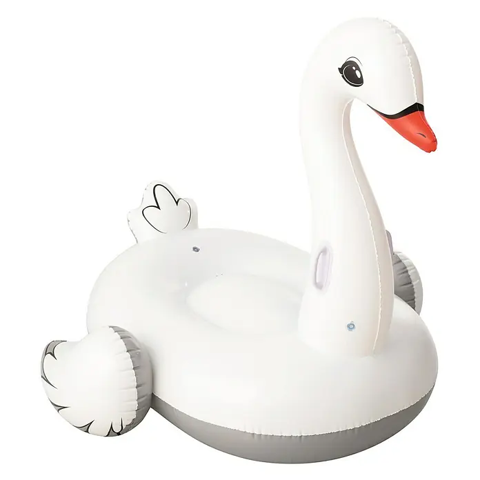 Bestway Badetier Swan Rider - 196 x 174 cm - Diagonale Ansicht