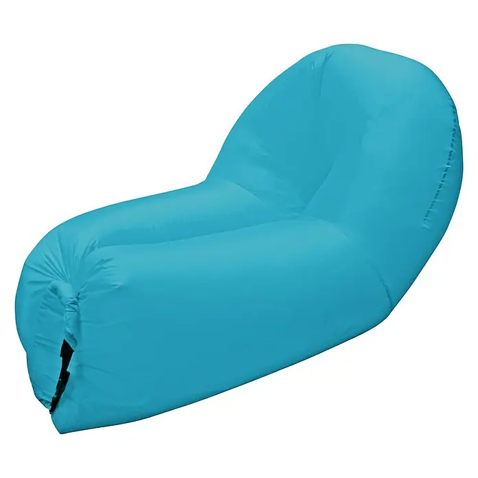 Air Lounge Sofa Peacock - l x b: 180 x 90 cm, Lichtblauw - Diagonaal zicht
