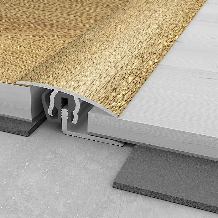 MyStyle MyArt Universalprofil 3in1 Buckingham Oak - 1 m x 34 mm x 15 mm, Montageart: Stecken - Detailaufnahme