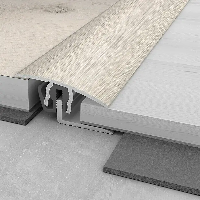 MyStyle MyDream Universalprofil 3in1 Lilywhite Oak - 1 m x 34 mm x 15 mm, Montageart: Stecken - Detailaufnahme