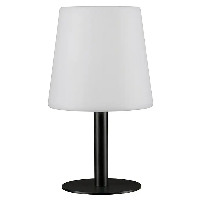 Paulmann Placido Mobiles LED-Licht - 1 W, Grau, Weiß, Höhe: 26 cm, IP44