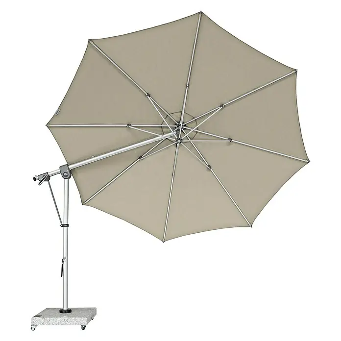 Doppler Expert Pendelschirm - Sand, 350 cm - Ansicht von unten