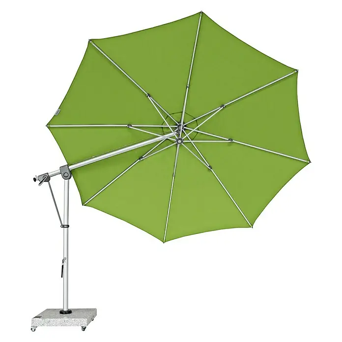 Doppler Expert Pendelschirm - Smaragd, 350 cm - Ansicht von unten