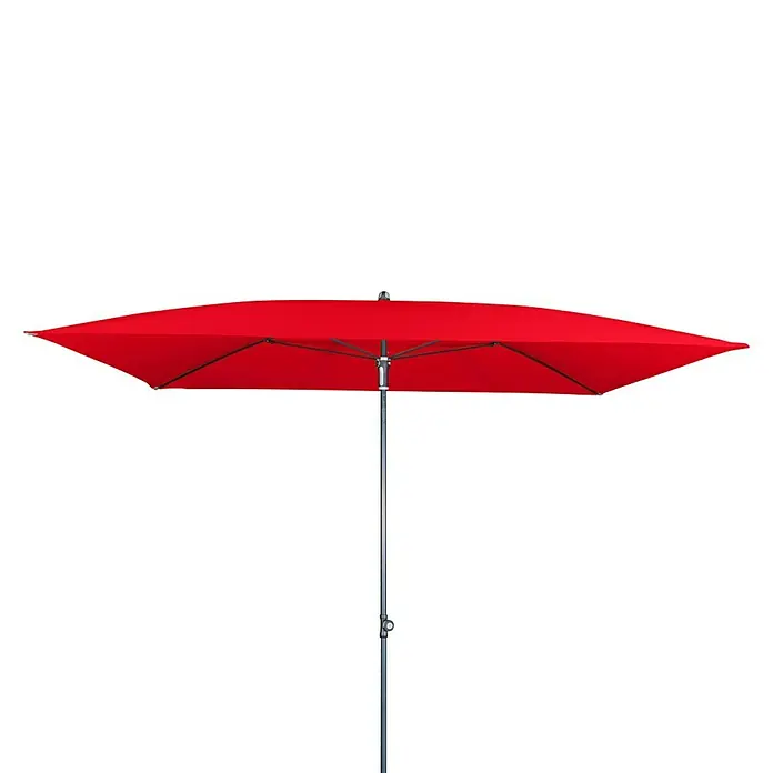 Doppler Sonnenschirm Sunline Waterproof - Rot, 230 x 190 cm - Vorderansicht
