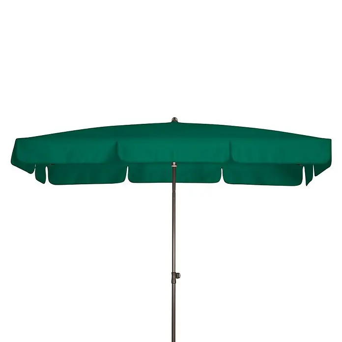 Doppler Sonnenschirm Sunline Waterproof III - Dunkelgrün, 260 x 150 cm - Vorderansicht