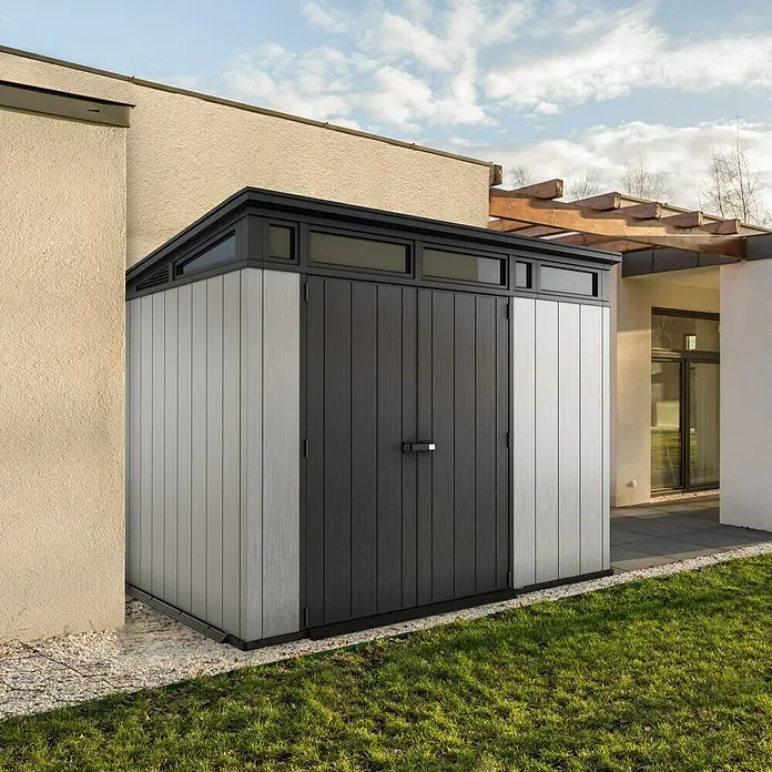 Keter Spremište Artisan 97 - Plastika, Sivo-crne boje - Živopisni prikaz