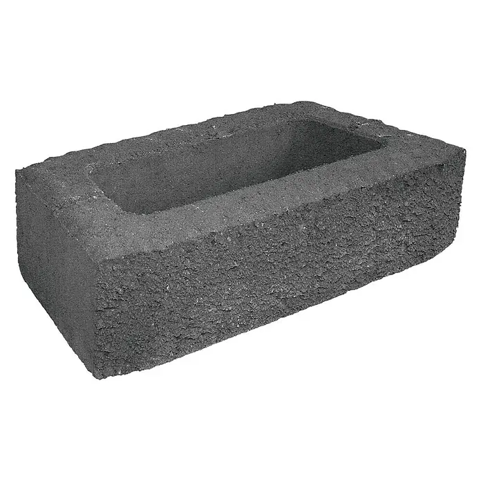 Betonski element za ogradu Antik - Antracit, 40/33 x 20 x 10 cm, Beton