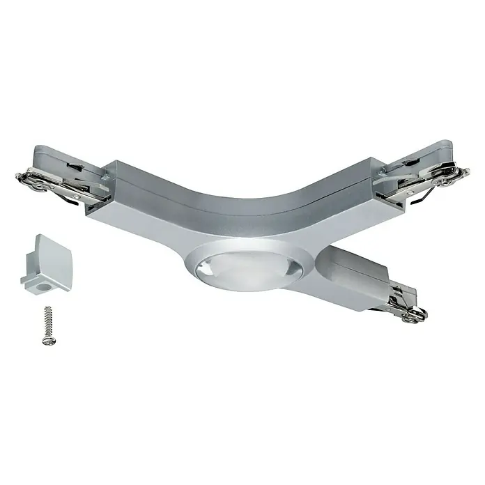 Paulmann URail T-Verbinder LED - L x B: 22,4 x 14,1 cm, Metall, 1-flammig - Vorderansicht