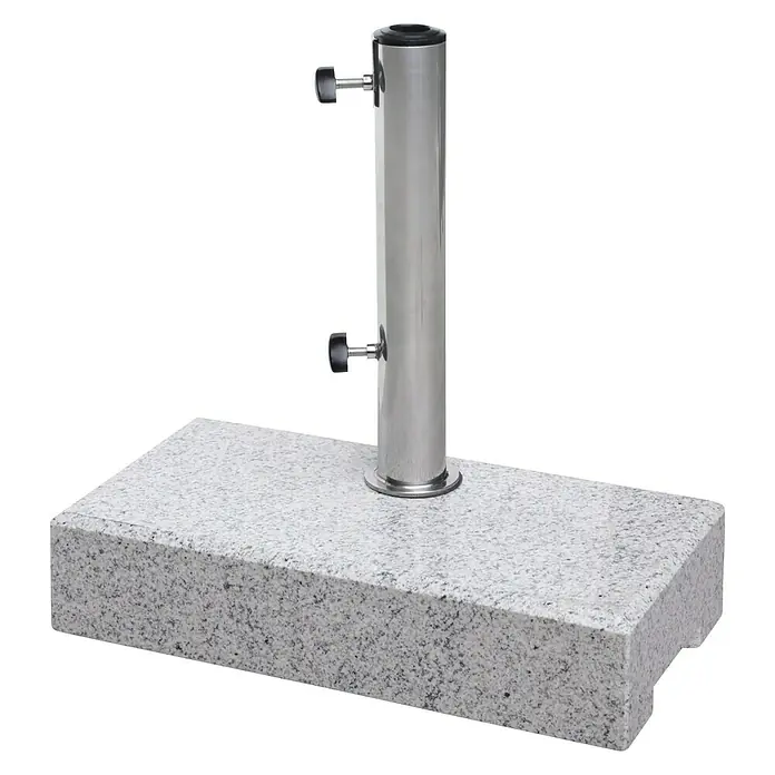 Doppler Granitschirmständer - 25,5 kg, 45 x 22 cm - Vorderansicht