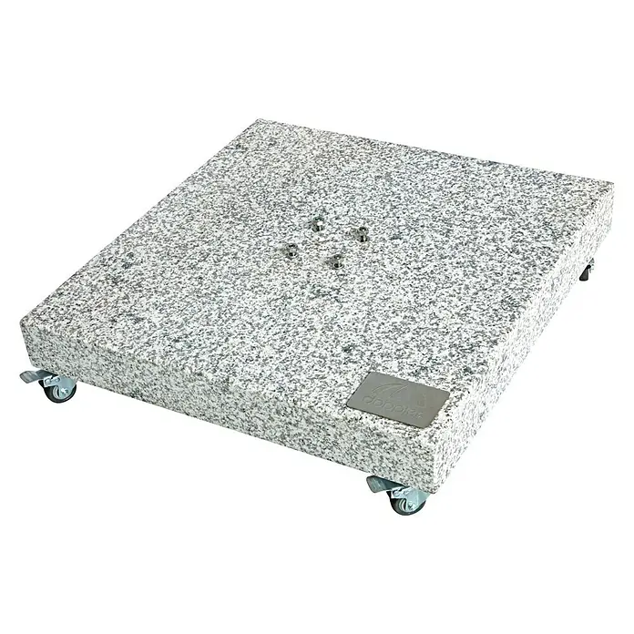 Doppler Granitplatte - 140 kg, 80 x 80 cm, Geeignet für: Schirme bis Ø 350 cm - Vorderansicht