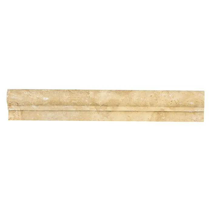 Fliesenbordüre Noce PO 44348 - 30,5 x 4,8 cm, Beige/Braun, Matt - Ansicht von oben