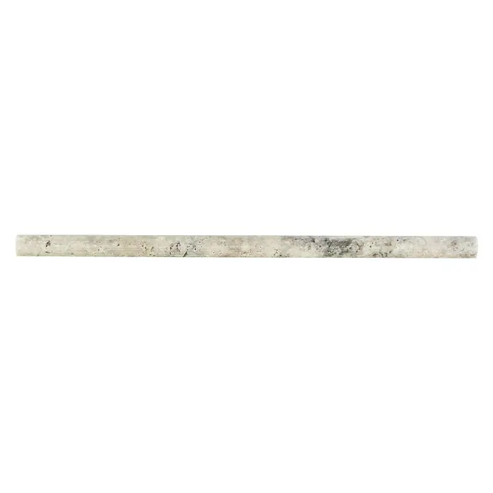 Fliesenbordüre Travertin PP 47315 - 30,5 x 1,5 cm, Silber, Matt - Ansicht von oben