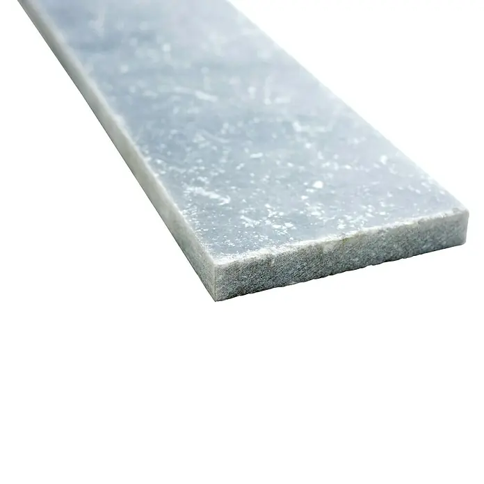 Sockelfliese Bardiglio SO 40470 - 7 x 40,6 cm, Grau, Matt - Detailaufnahme