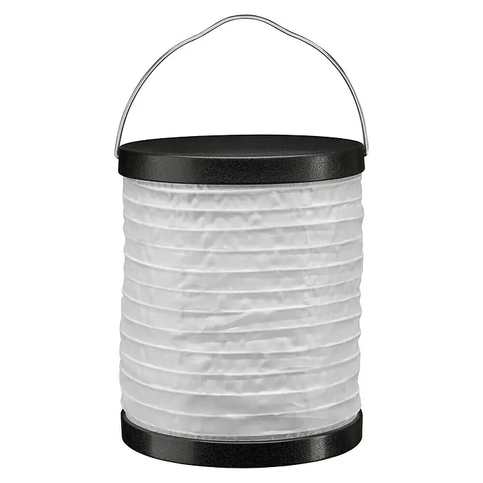 Paulmann Mobiles LED-Licht Lampion - 0,2 W, Grau, Weiß, Höhe: 17 cm, IP44