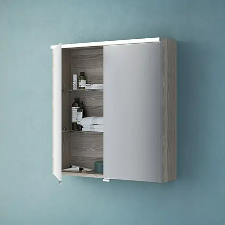 Camargue  LED-Spiegelschrank Cube/Loft