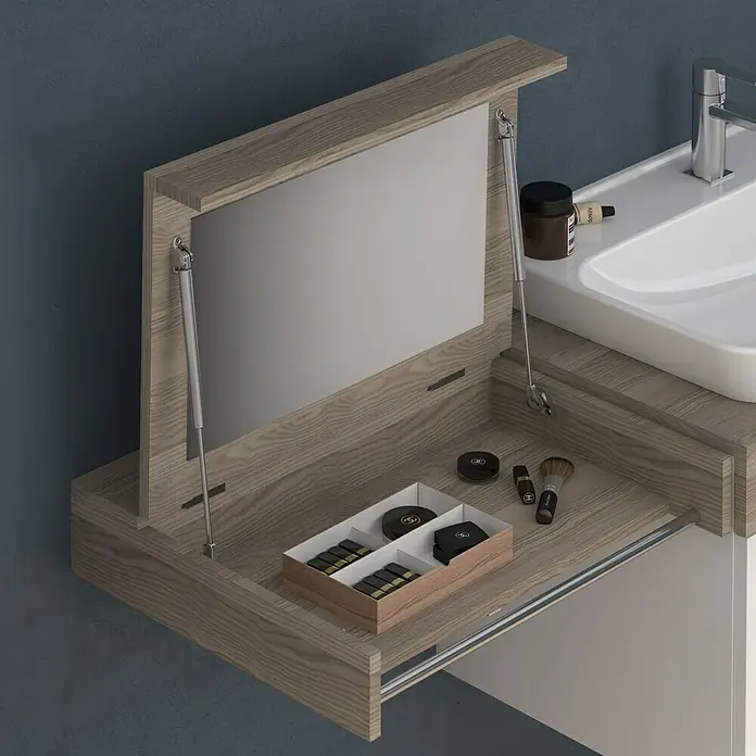 Camargue Loft Schminkkonsole - 50 x 60 x 11 cm, Eiche Cordoba - Anwendungsbeispiel