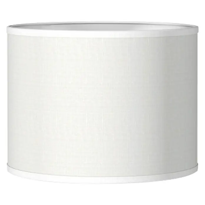 Home Sweet Home Lampenschirm Bling - Ø x H: 25 x 19 cm, Pure White, Baumwolle, Rund - Vorderansicht