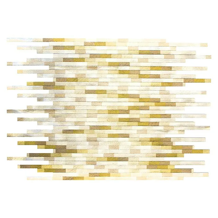 Mosaikfliese Verbund ALF L102L - 27,2 x 30,2 cm, Braun/Beige, Matt - Ansicht von oben