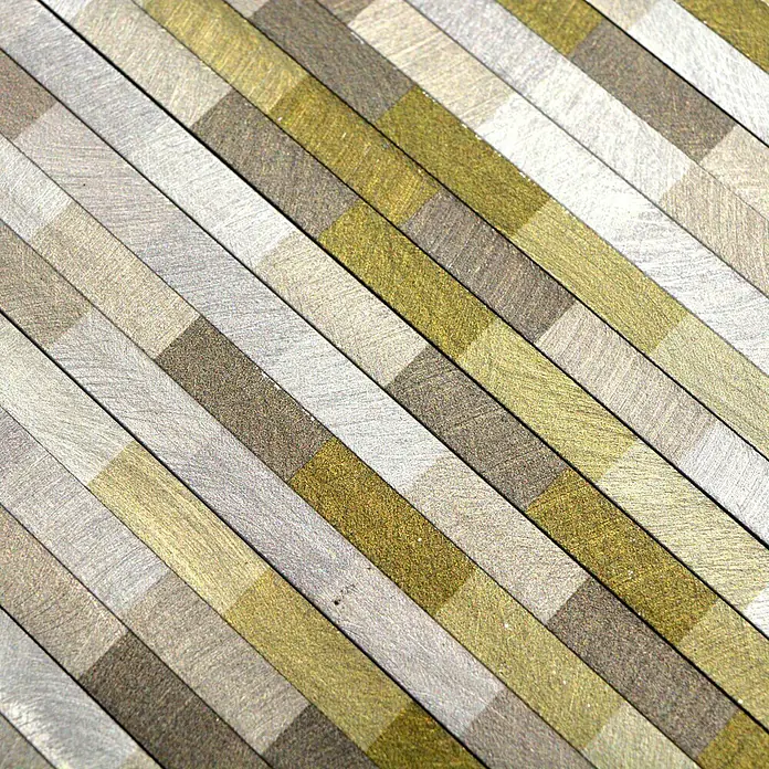 Mosaikfliese Verbund ALF L102L - 27,2 x 30,2 cm, Braun/Beige, Matt - Detailaufnahme