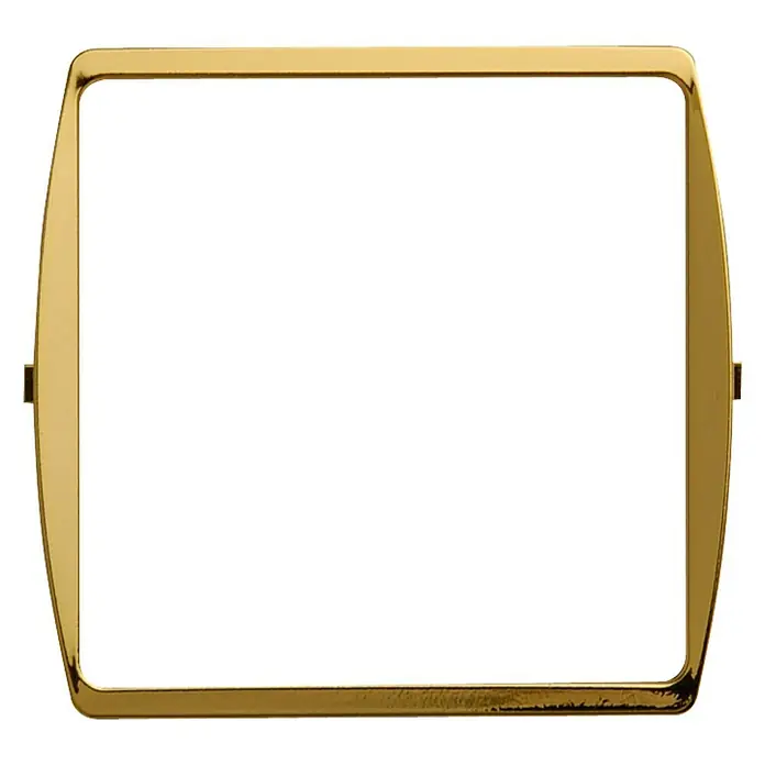 Simon 27 Pieza intermedia - Oro, 1 canal, Aluminio, En pared