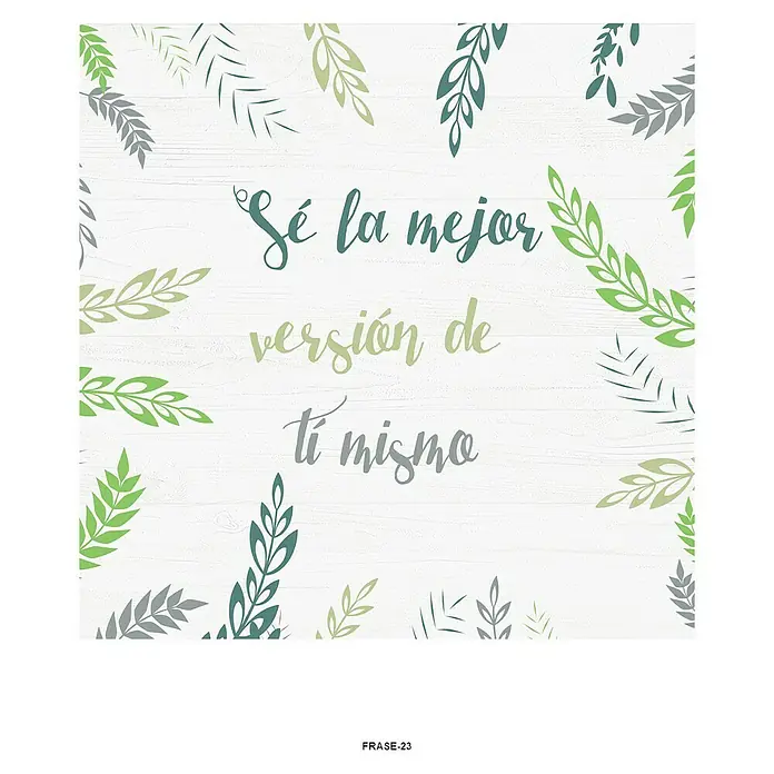 Cuadro Versión - Mensaje positivo, An x Al: 40 x 60 cm