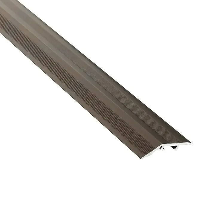 Perfil de transición Bronce - Aluminio, Mate - Vista angular