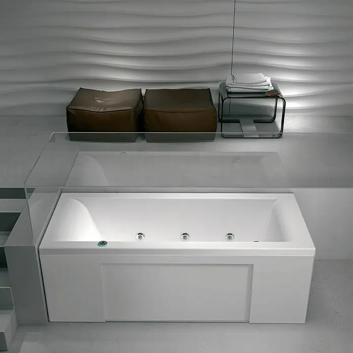 Bañera de hidromasaje Line - 70 x 170 cm, Blanco - Foto ambiente