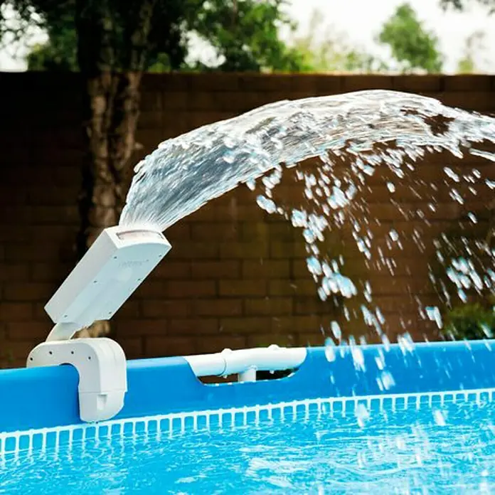 Intex Einbau-Wasserfall - Weiß, L x B x H: 45 x 15 x 22 cm, LED - Anwendungsbeispiel