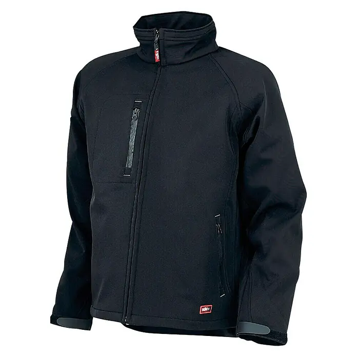 Industrial Starter Chaqueta Softshell Easy - XL, Negro - Vista frontal