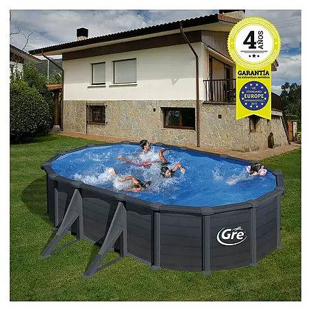 Gre  Piscina ovalada desmontable Granada