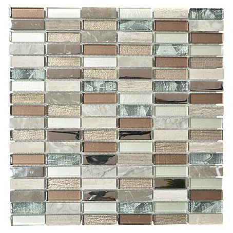 Mosaikfliese Rechteck Crystal Mix XCM SM68