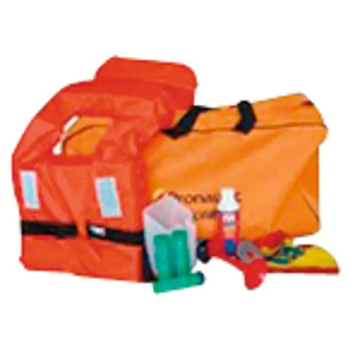 Kit de rescate y salvamento para 4 personas - 100 N, Naranja