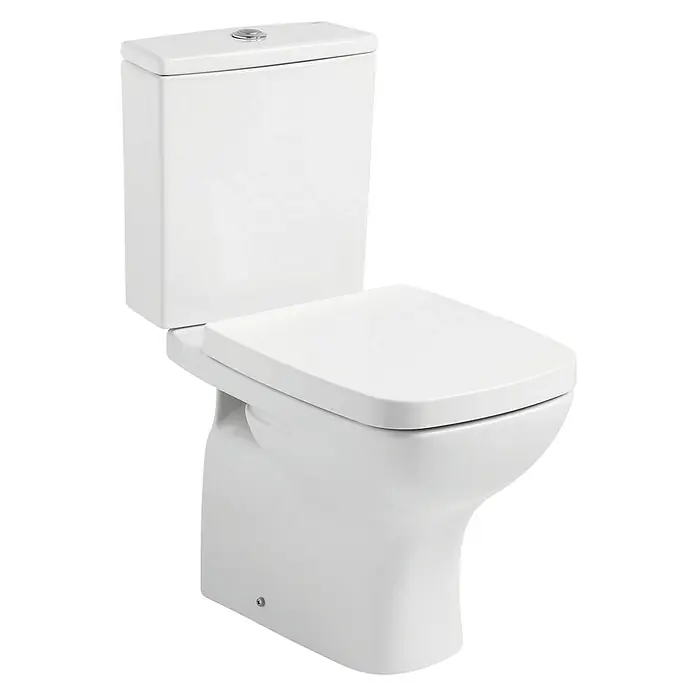 Gala Street Square Taza de WC - Salida WC: Horizontal, Blanco