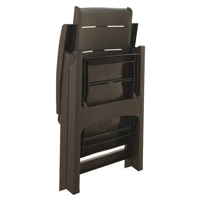 Sillón de posiciones Legno - Ancho: 65 cm, Polipropileno, Marrón