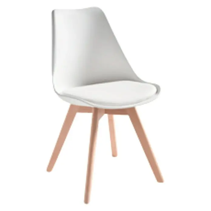 Silla Elba - L x An x Al: 55 x 48,5 x 82 cm, Blanco