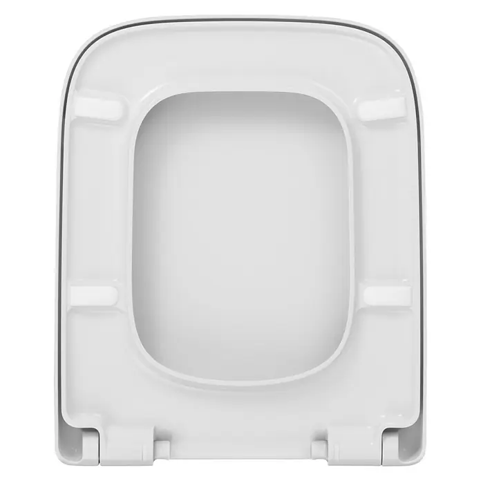 WC-Sitz Kailua Beach - Duroplast, Weiß - Ansicht von unten