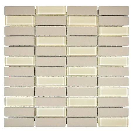 Mosaikfliese Stäbchen Mix CU ST G81