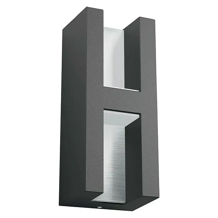 Philips Aplique exterior LED Shadow - 4,5 W, 77 x 95 x 224 mm, Antracita, IP44