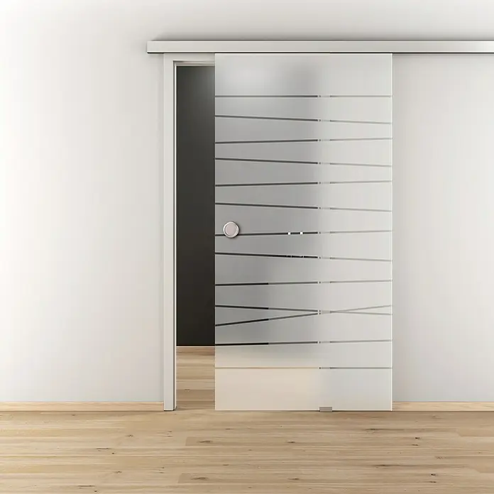 Diamond Doors Glasschiebetür Together - 935 x 2.058 mm, Einscheibensicherheitsglas (ESG) - Stimmungsaufnahme