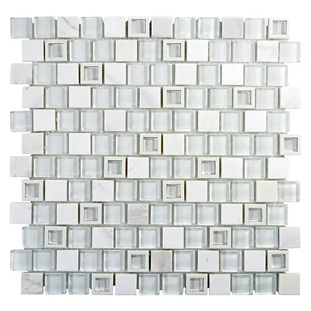 Mosaikfliese Quadrat Crystal Mix XCP BM11