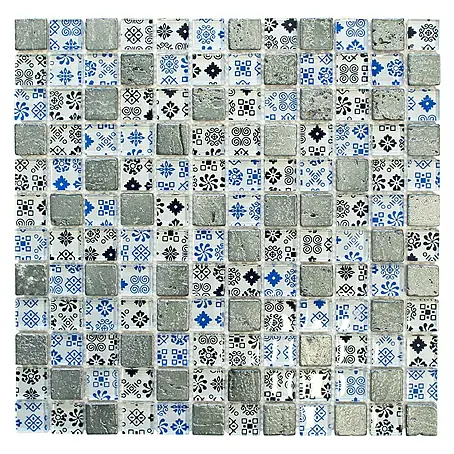 Mosaikfliese Quadrat Crystal Struktur XCM CB07